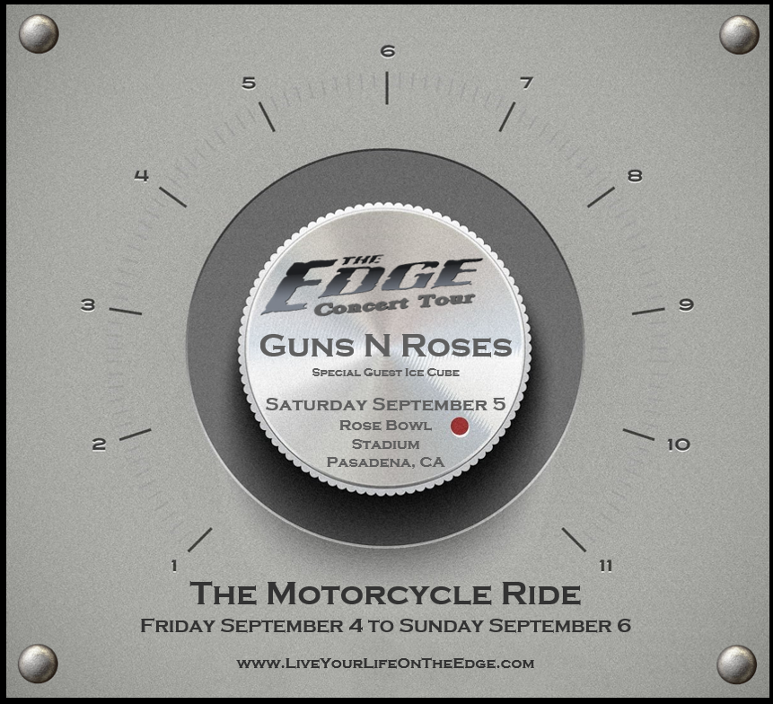 THE EDGE CONCERT TOUR<br> 1 Night / 2 Days Rider Package <br> Sunday August 30 to Monday August 31 <br> Temecula, CA - Image 2